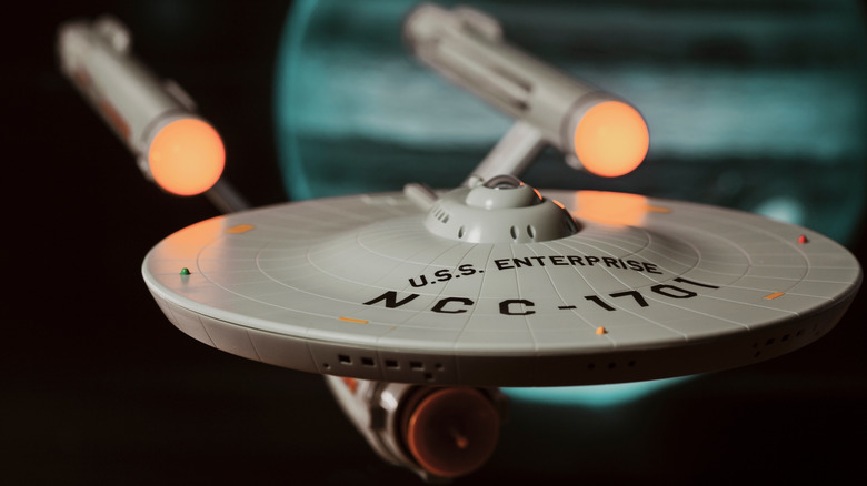 The star ship Enterprise from the original 