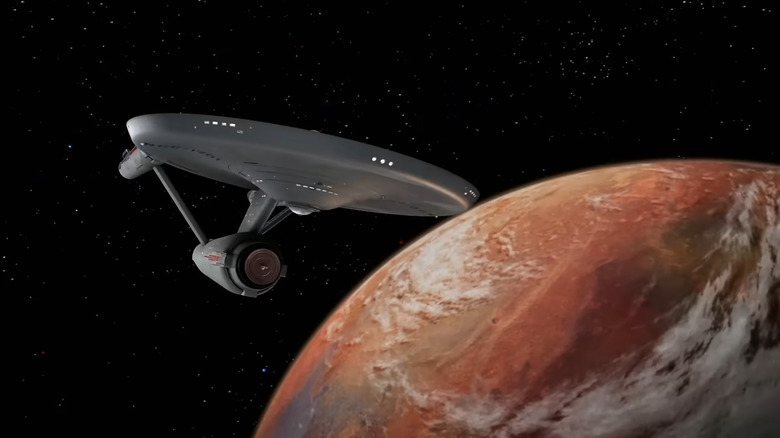 Enterprise starship from the original Star Trek television show