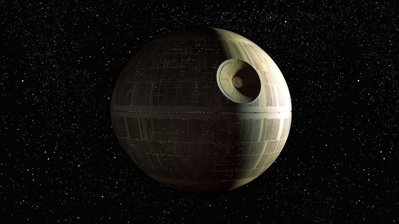 Death Star 1 in space