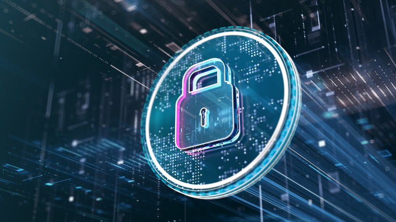 Artistic rendition of cybersecurity