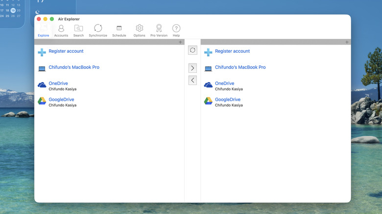 Air Explorer on Mac