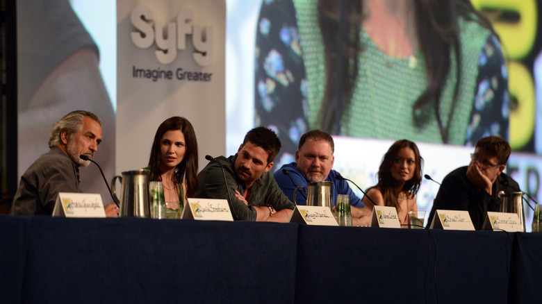 An Alphas panel at Comic Con