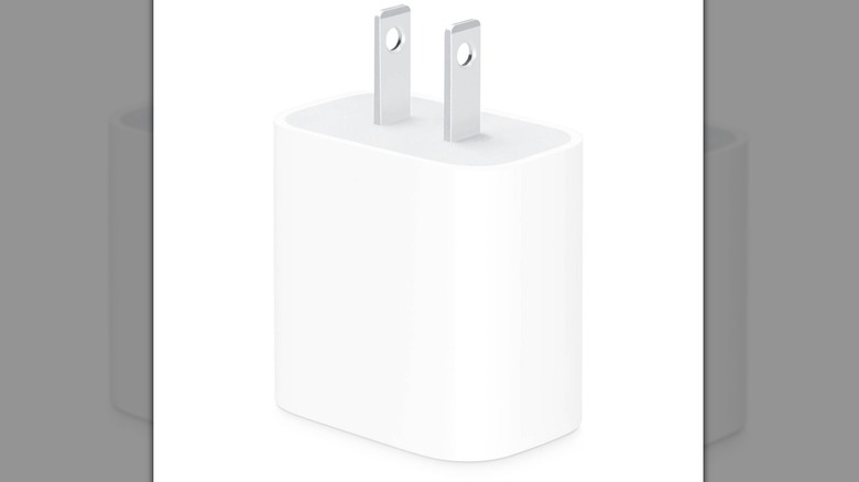 Box of Apple USB-C power adapter