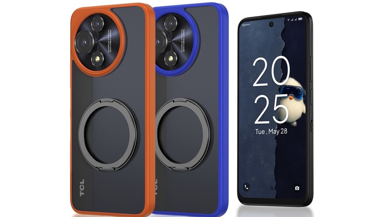 The TCL NXTPAPER 5G Junior smartphone.