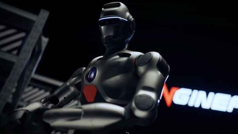 EngineAI's new humanoid robot that can be used to patrol Chinese streets