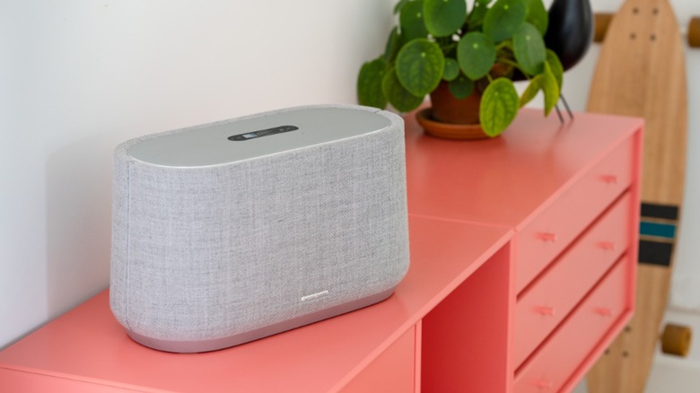 the Harman Kardon Citation 500 on a dresser