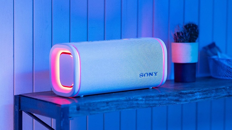 the Sony ULT Field 5 on a shelf