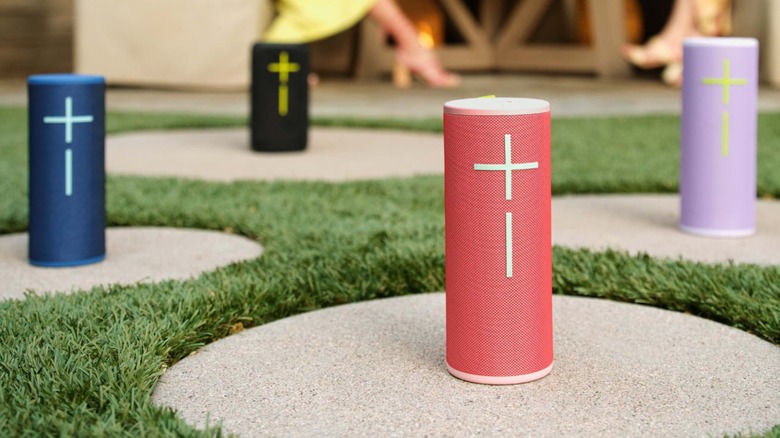 the Ultimate Ears Boom 4 on a lawn