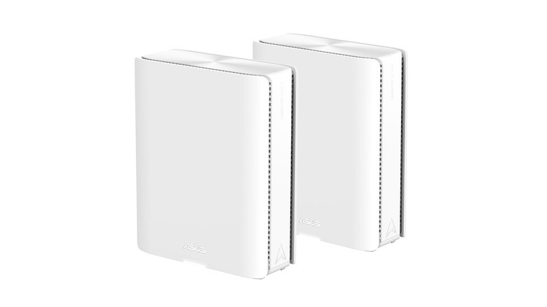 Pair of Asus ZenWiFi BQ16 devices next to each other