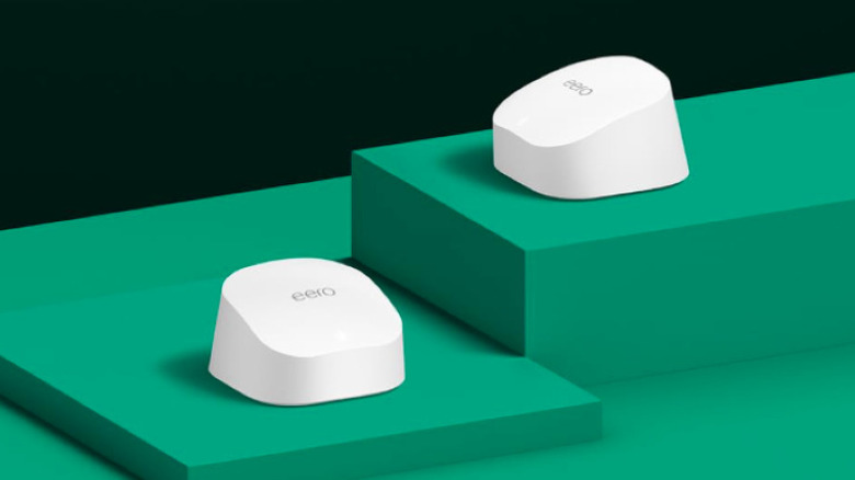 Pair of Eero 6 devices next to each other