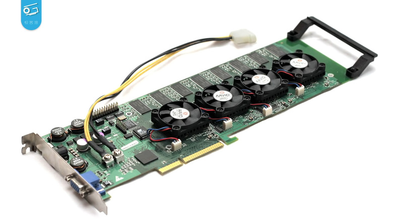 The Voodoo 5 6000 isolated on a white background.
