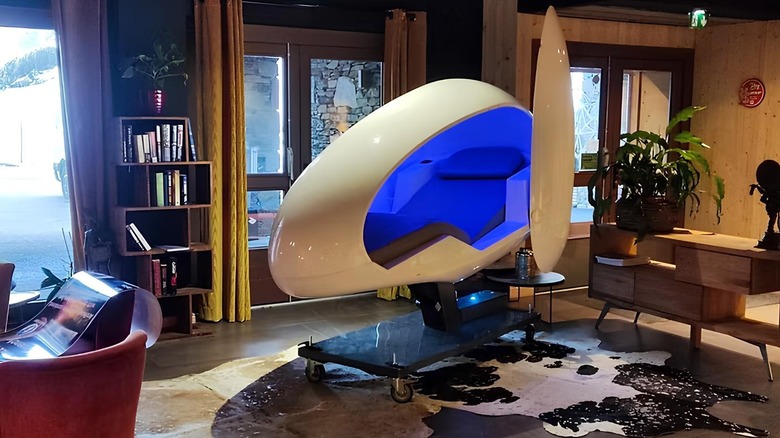 Photo of the Reconcept pod in a home environment