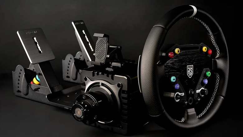 The Nacon Revosim RS Pure on a gray surface