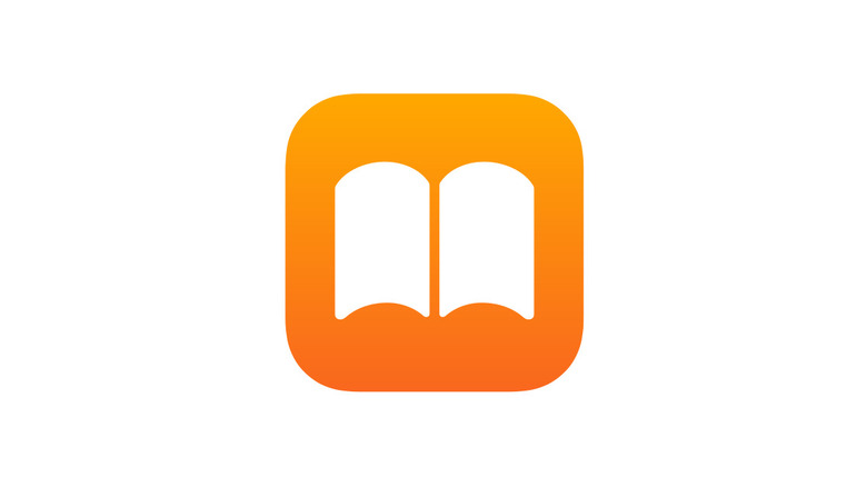 The Apple Books logo on a white background