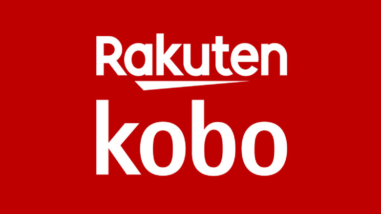 The Kobo app logo on a red background