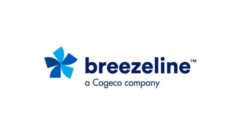 Breezeline logo against a white background