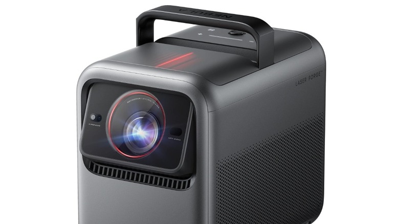 The Anker Nebula X1 with a white background