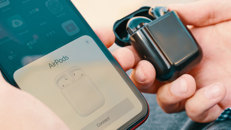 Connecting Airpods to an iPhone