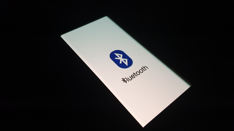 Bluetooth on a phone screen