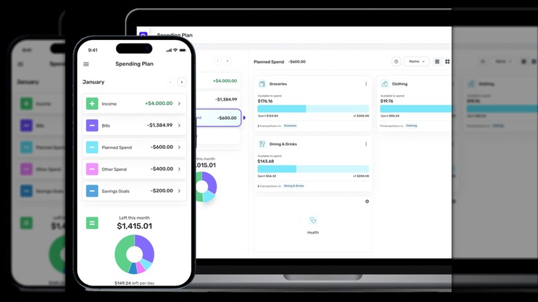 The Quicken Simplifi app on a laptop and iPhone
