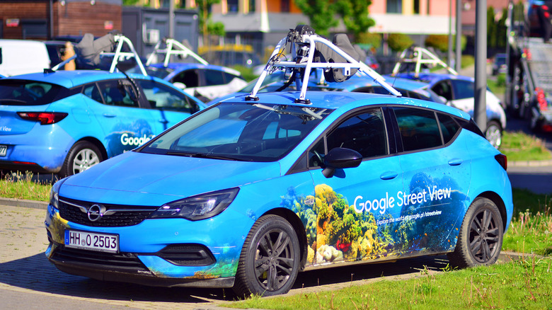Photo of a Google Street View car