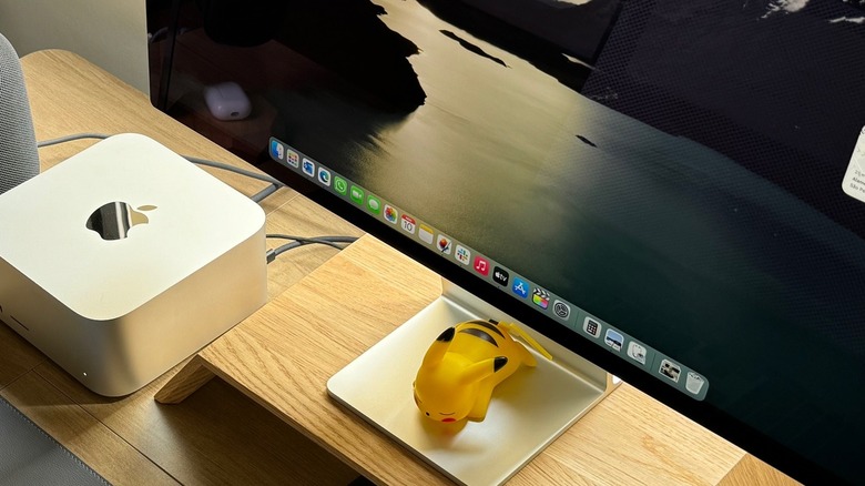 Apple's Mac Studio and Studio Display on a table