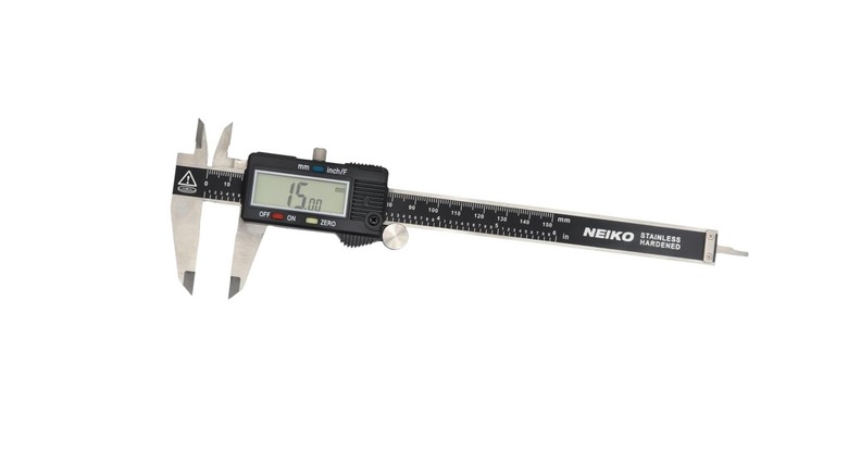 Digital caliper shown on a white background.