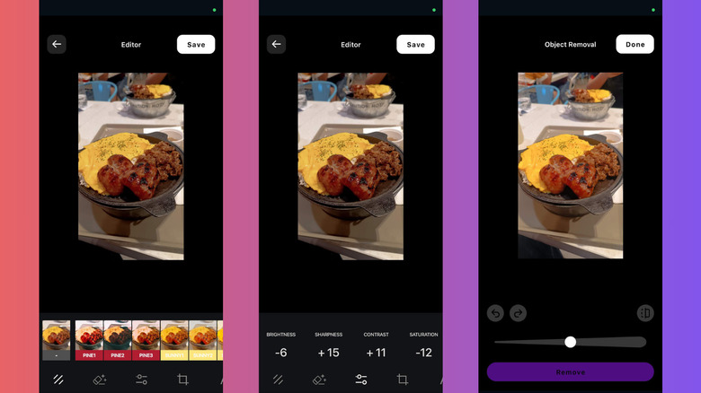 Instasize on Android showing quick photo editing tools