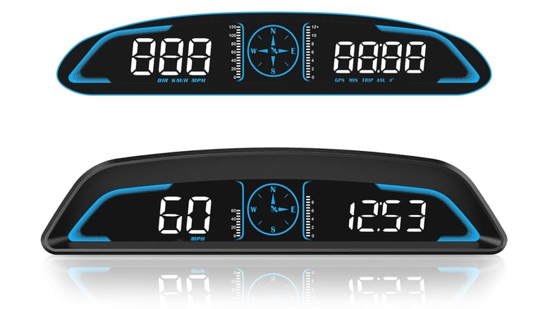 The SinoTrack Digital GPS Speedometer Universal Heads Up Display
