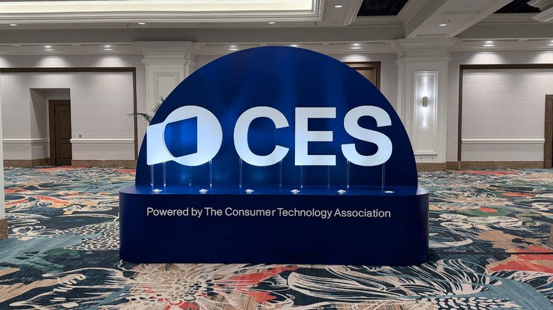 CES 2026 logo at the Mandalay Bay Convention Center