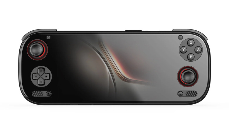 Ayn Odin 3 handheld gaming device shown on a white background with dual joysticks and face buttons.