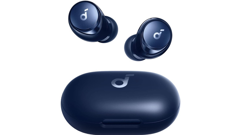 The Anker Soundcore Space A40 over a white background