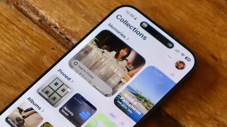 Photos app on an iPhone 16 Pro Max