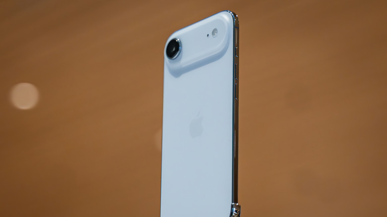 The iPhone Air being displayed after the Apple Event