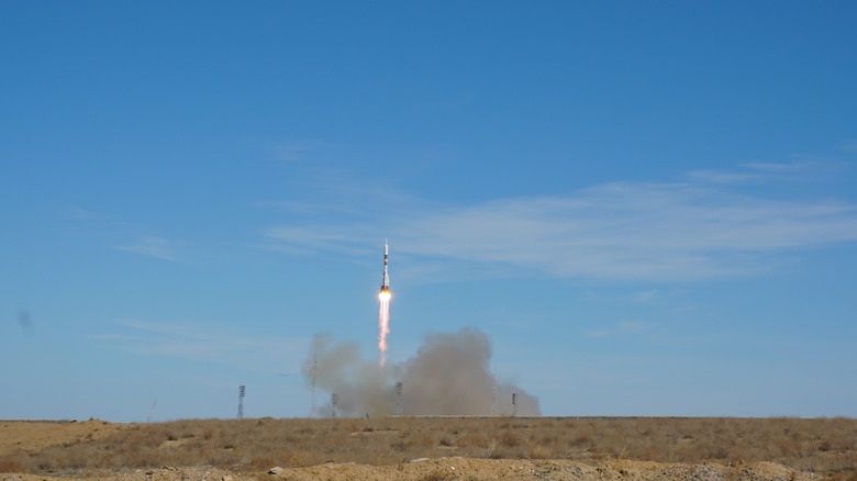 Launch of the Soyuz MS-10