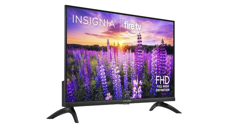 Field of purple plants on Insignia Fire TV