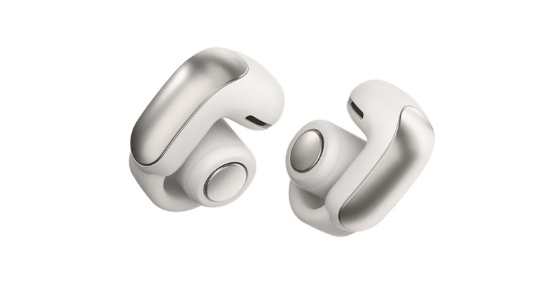 Bose Ultra Open-Ear Wireless earbuds in white