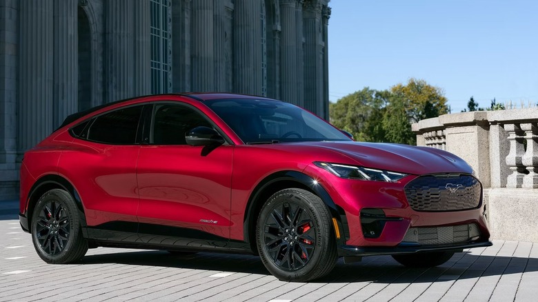 The 2026 Ford Mustang Mach-E parked outdoors.