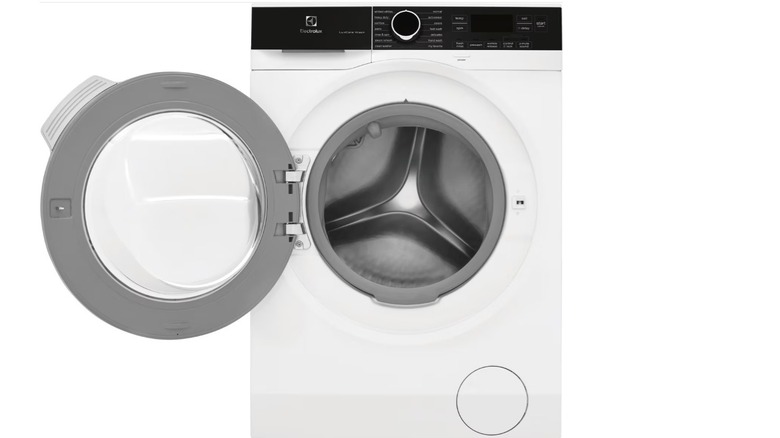 The Electrolux ELFW4222AW washing machine on a white background.