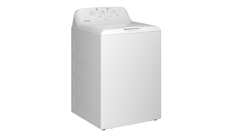 The Hotpoint HTW265ASWWW washing machine on a white background.