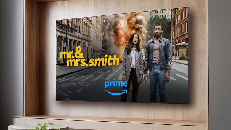 The TCL S551G showing Mr. & Mrs. Smith