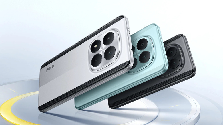 Different colors of the Poco M8 Pro