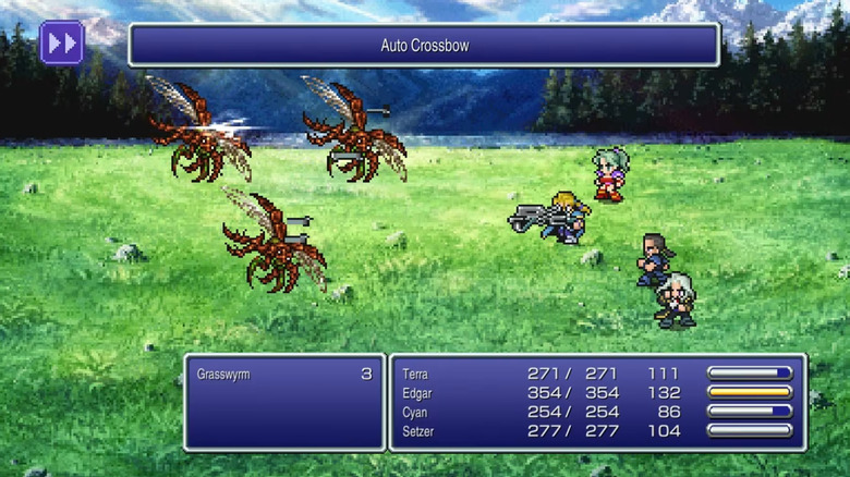 A screenshot of the Final Fantasy VI Pixel Remaster