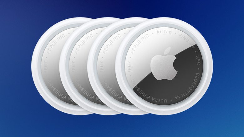 AirTags 4 pack Bluetooth tracker.