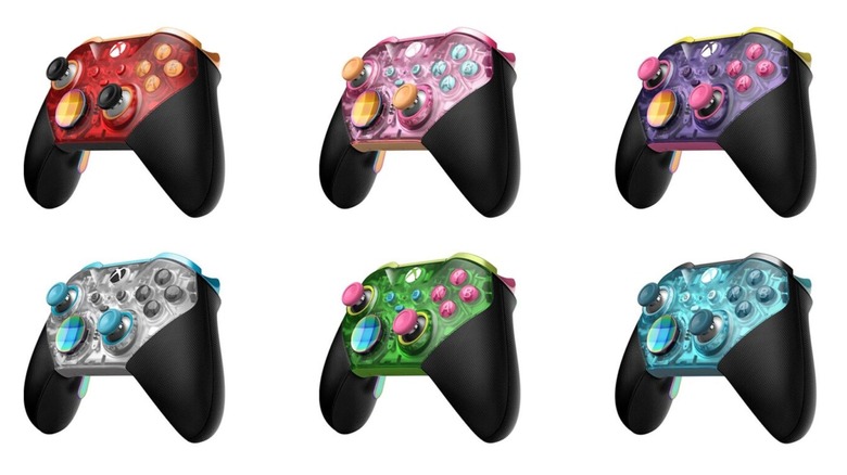 The Ghost Cipher XBox Elite controller on a white background