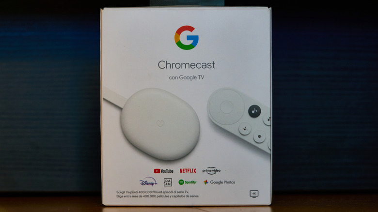 The Google Chromecast, a now defunct streaming device.