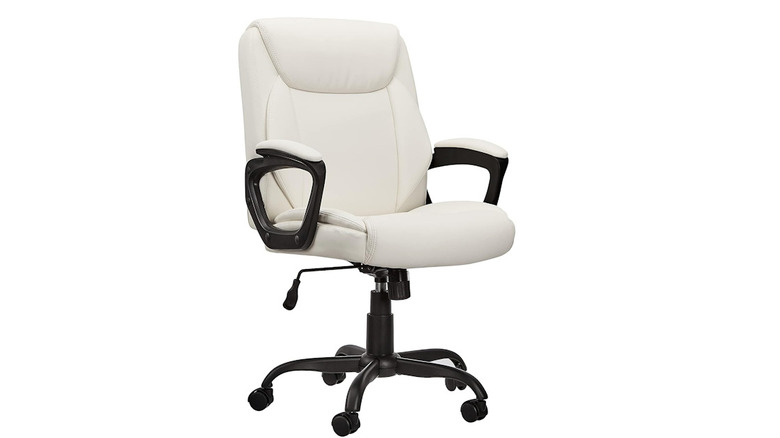 Amazon Basics Classic Puresoft Padded Office Chair on a white background