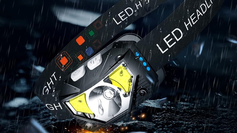 LHKNL Headlamp Flashlight in rain