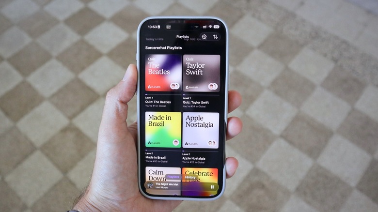 SongCapsule Quiz has been updated to the iOS 26 Liquid Glass design