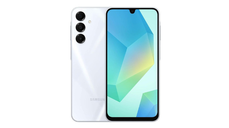 samsung galaxy a16 5g front and rear view